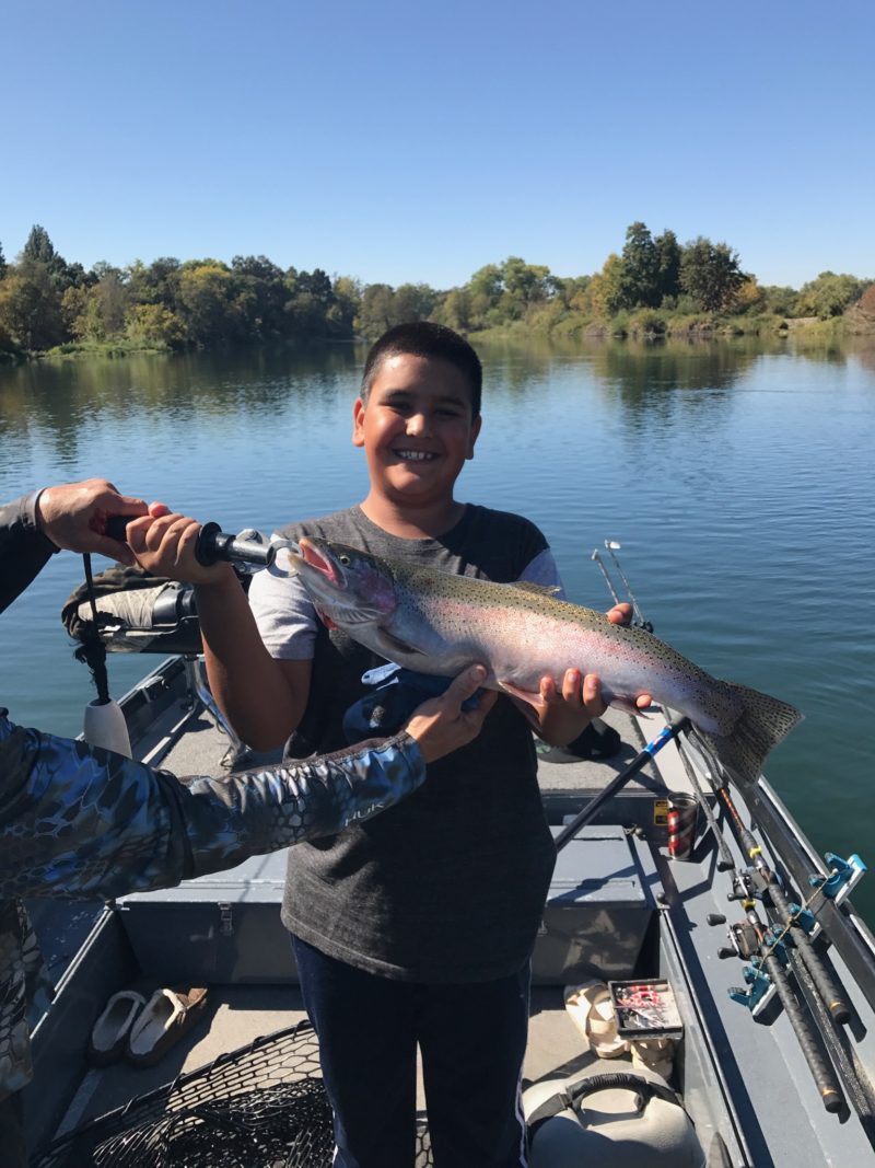 American River Salmon Fishing Oct, 2017